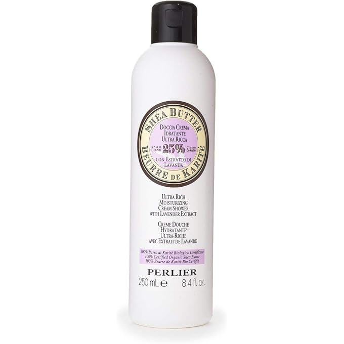 Perlier Shea Butter with Lavender Ultra Rich Bath Cream, 8.4 fl. oz. (B008C3V4MU)